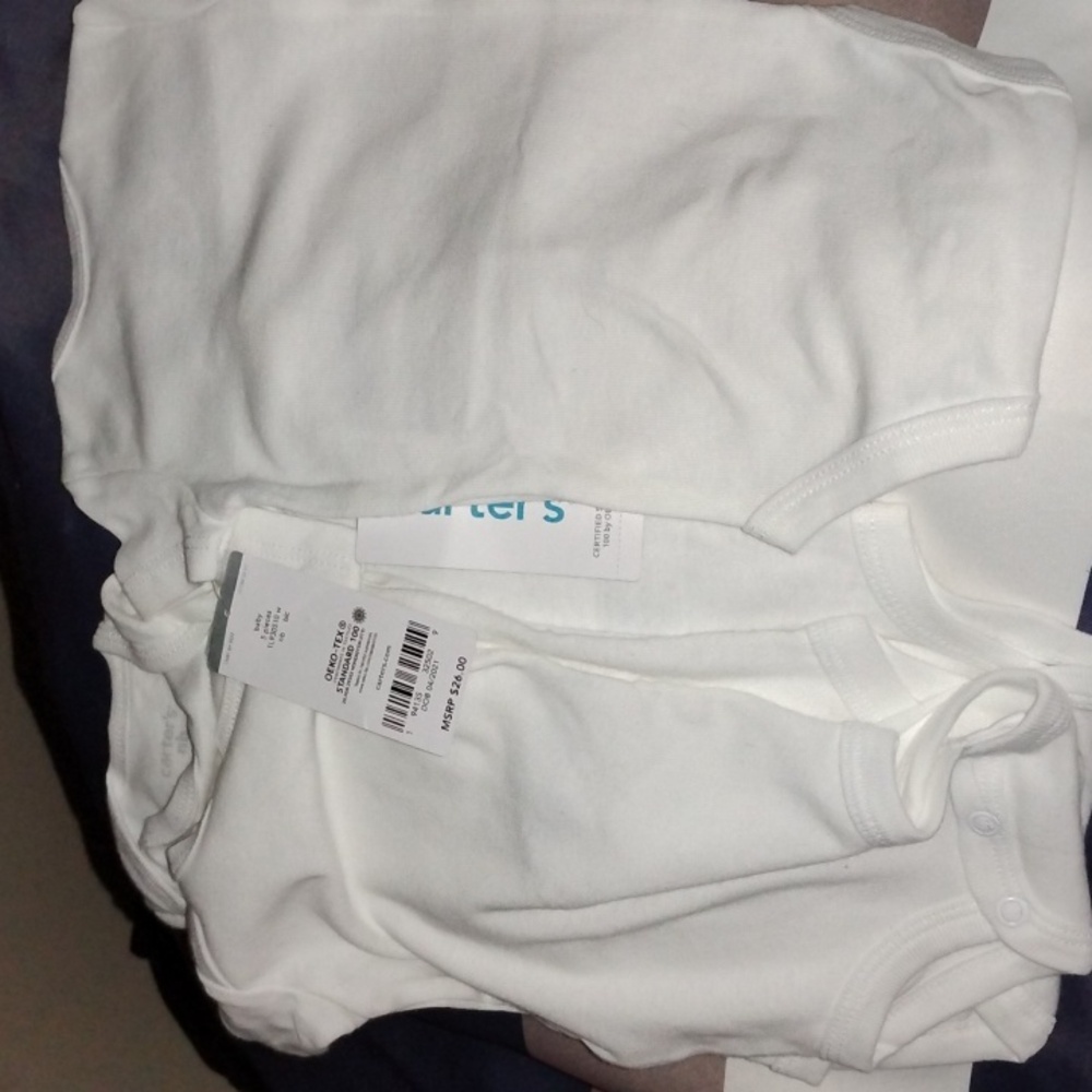 Baby Short-Sleeve Bodysuits 4 piece set (originally 5)
